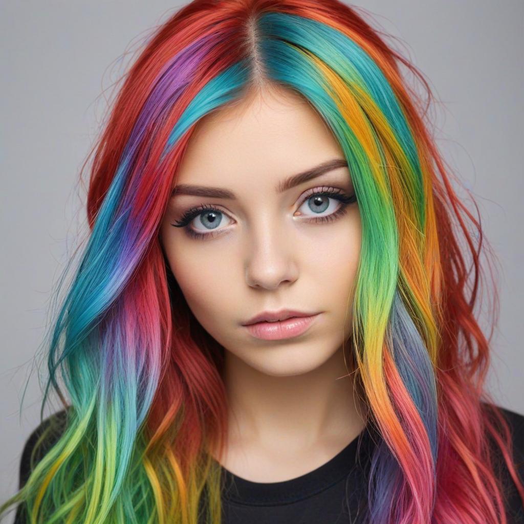 Color your hair and simply rinse out Mosaiz