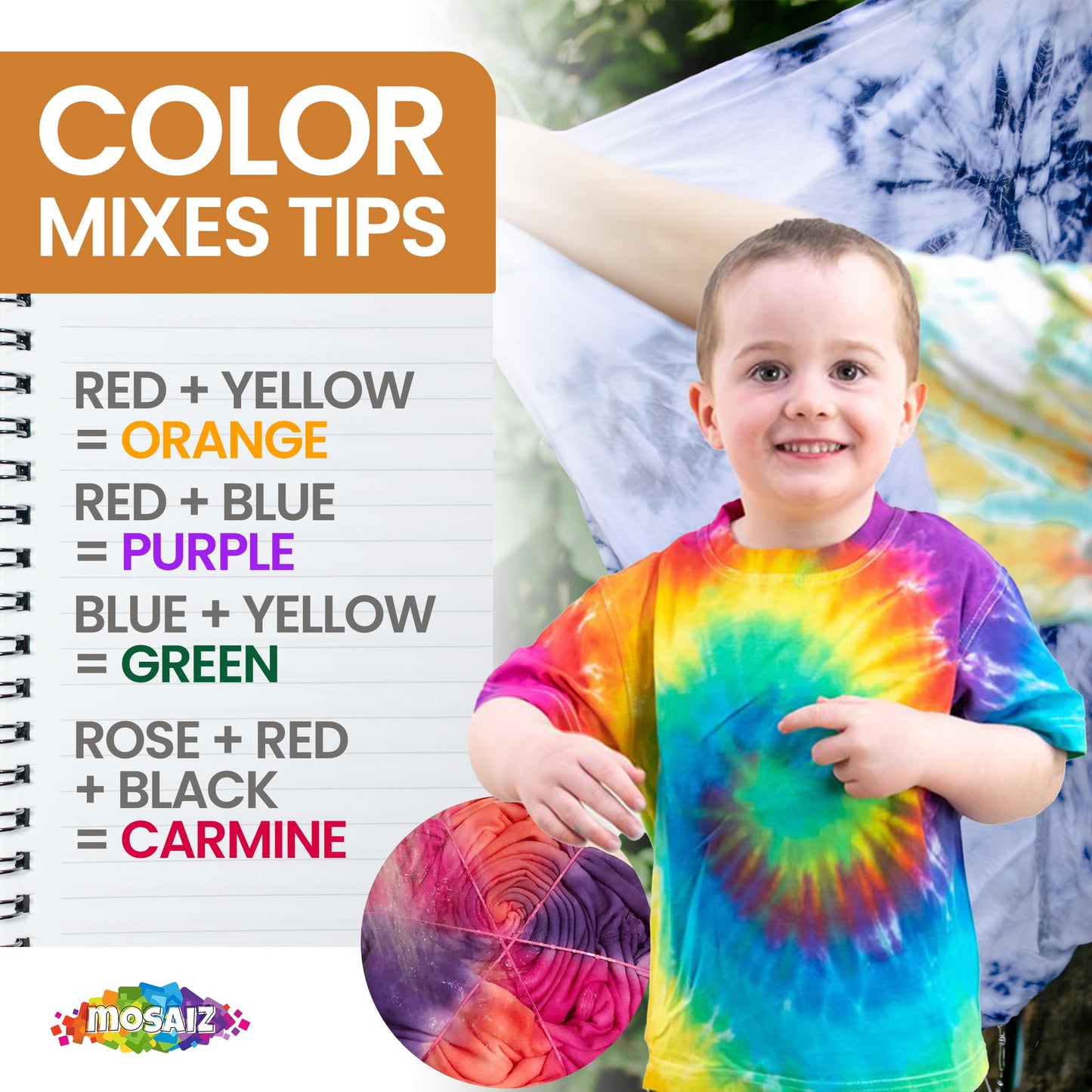 Tie Dye Kit of 15 Colors