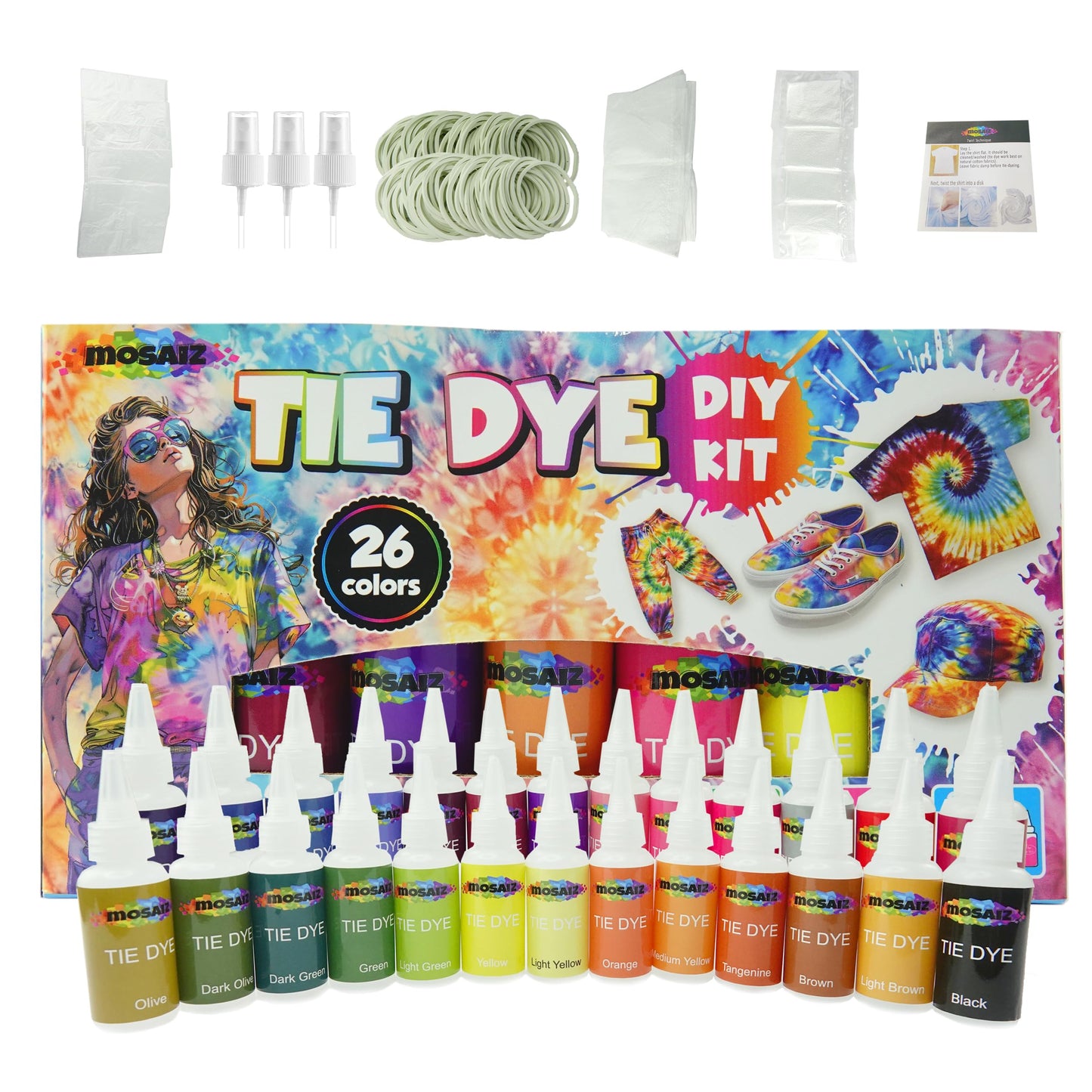Tie Dye Kit of 26 Colors